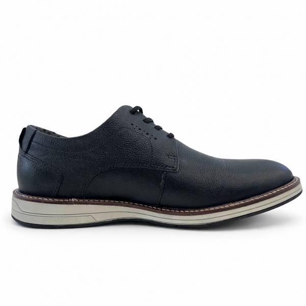 Sapato em Couro FERRACINI Masculino Ref.: 6152-675G - Preto